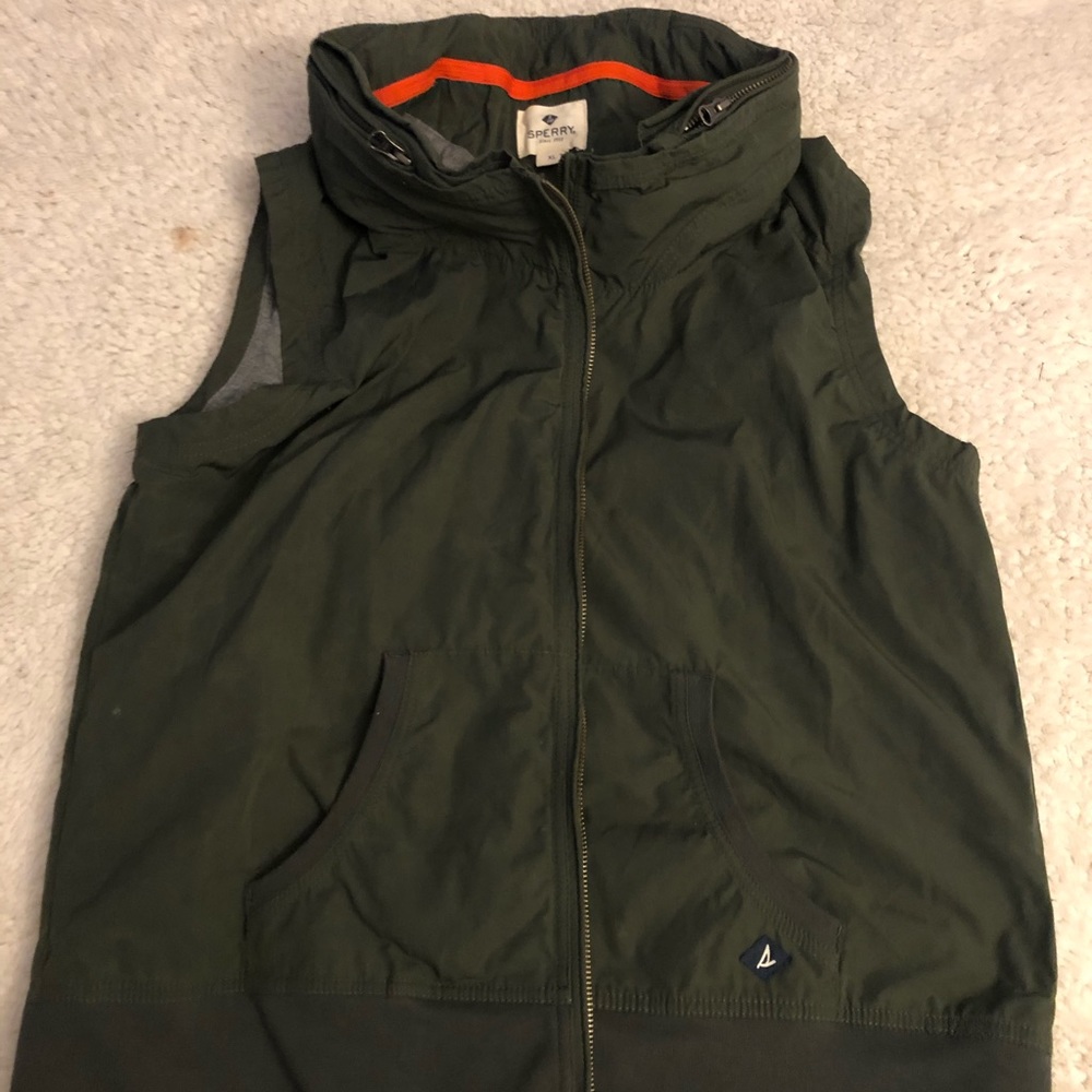 Vest with hidden hood(gray)